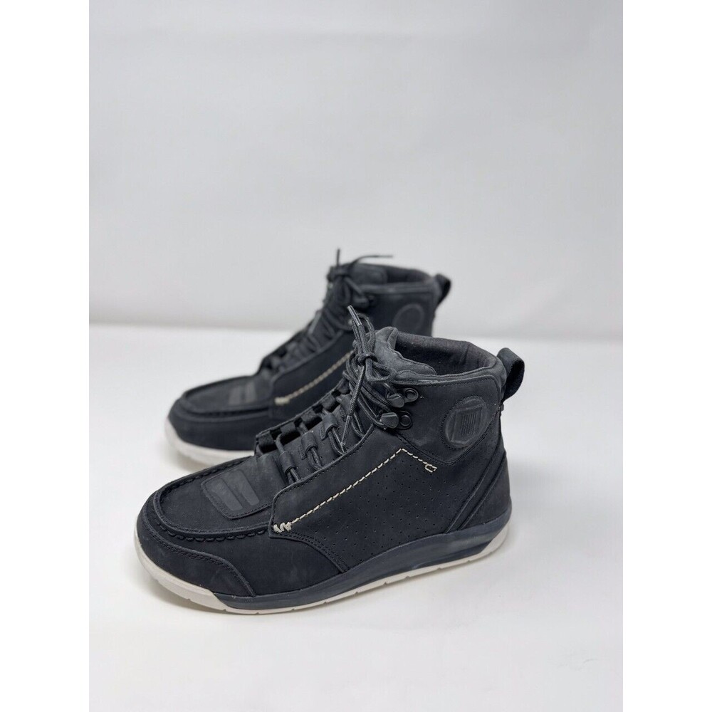 Icon Truant 2 Mens Boots Black Leather Motorcycle Combat Biker Ankle Bootie US 8
